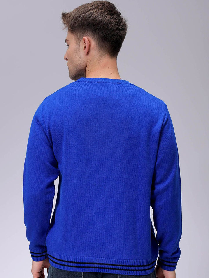 The Indian Garage Co Men Typography Printed Pullover