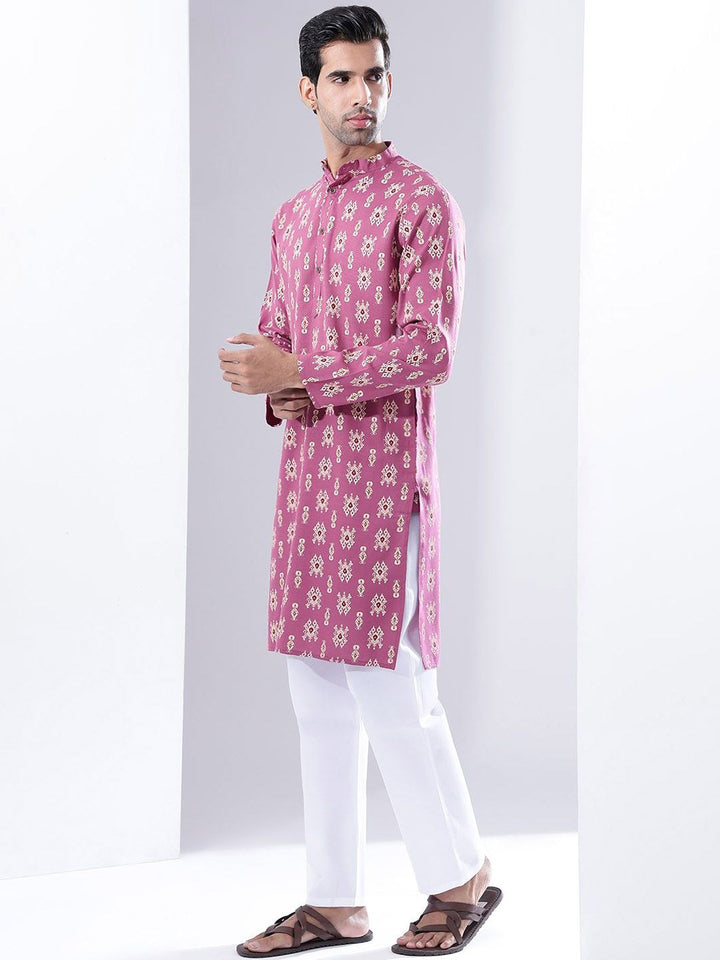 Anouk Men Ethnic Motifs Printed Regular Kurta with Pyjamas