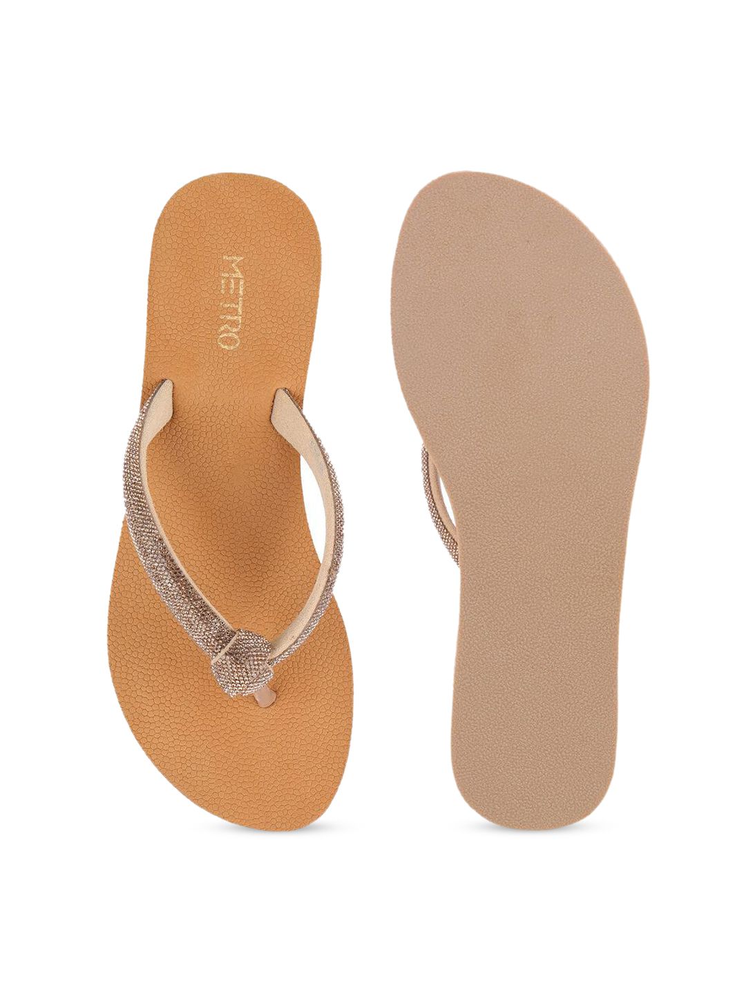 Metro Women Open Toe Flats