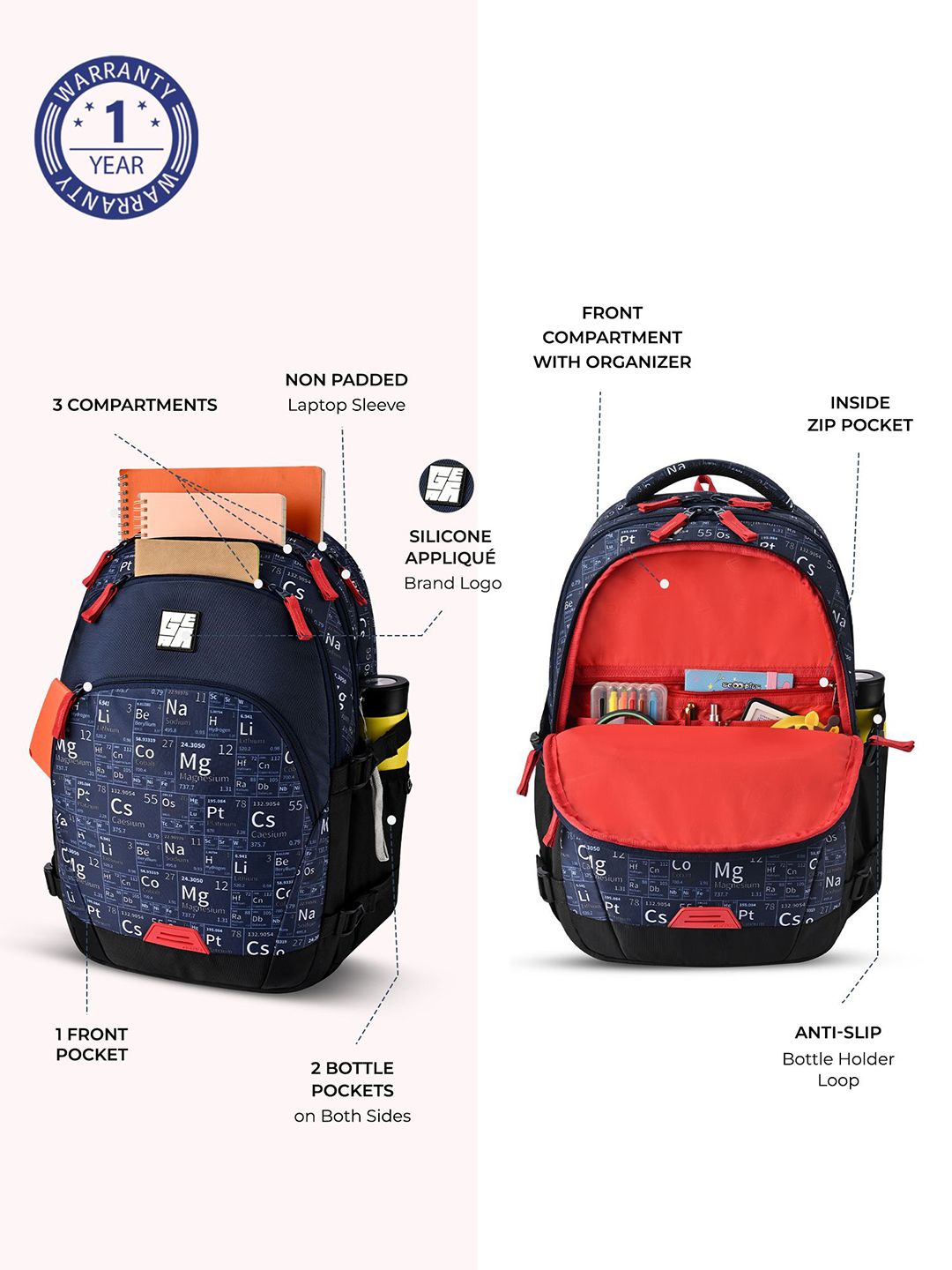 Gear Unisex Graphic Backpack