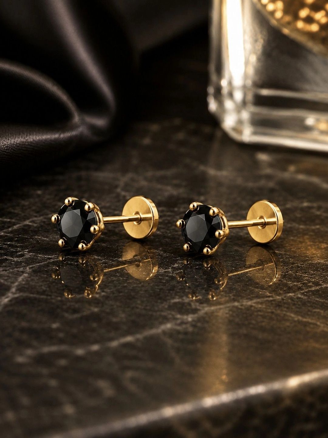 PANASH Circular Studs Earrings