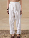 House of Chikankari Women Embroidered Relaxed Trousers