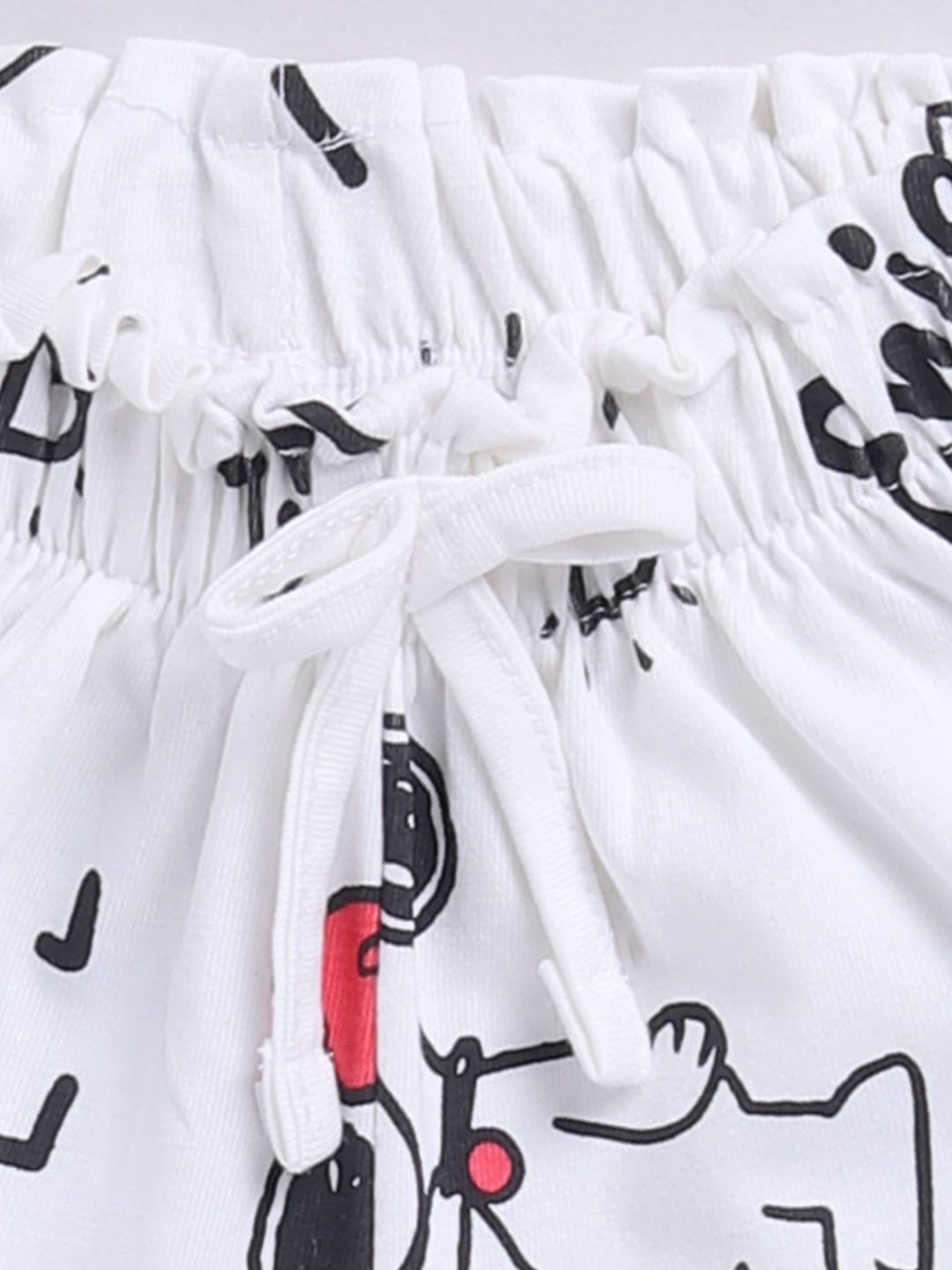 Happy Faces Kids Girls Snoopy Printed Pure Cotton Shorts