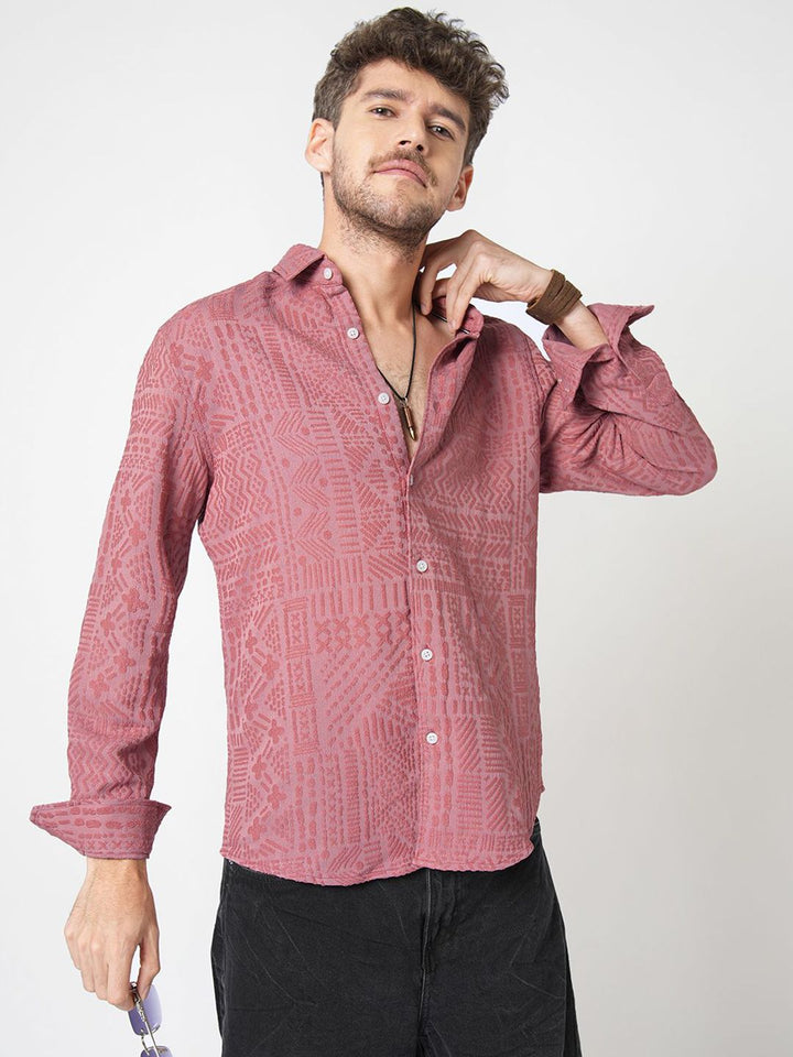VASTRADO Men Classic Slim Fit Casual Shirt