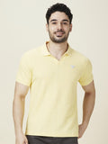 Being Human Men Self Design Polo Collar Slim Fit T-shirt