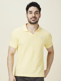 Being Human Men Self Design Polo Collar Slim Fit T-shirt
