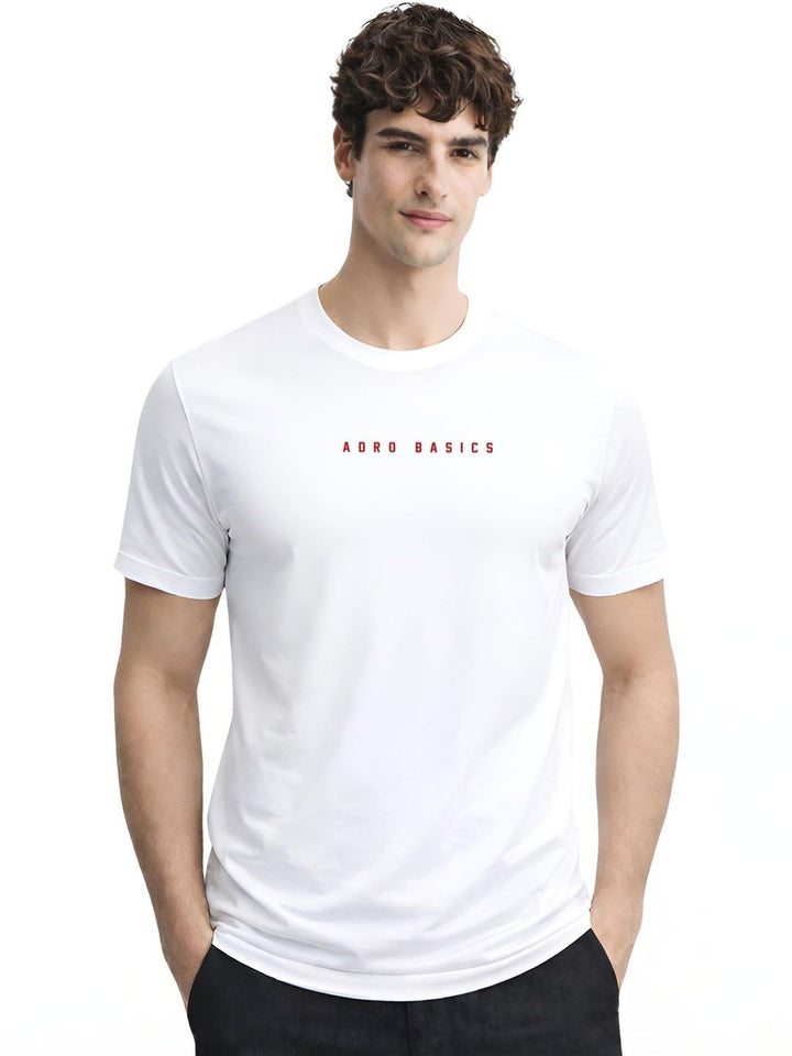 ADRO Men Brand Logo Printed T-shirt