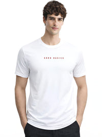 ADRO Men Brand Logo Printed T-shirt