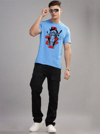 ADRO Men Typography Printed Applique T-shirt