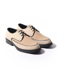 MONKSTORY Beige Atelier 1860 Dual Tone Lace-Ups Derby