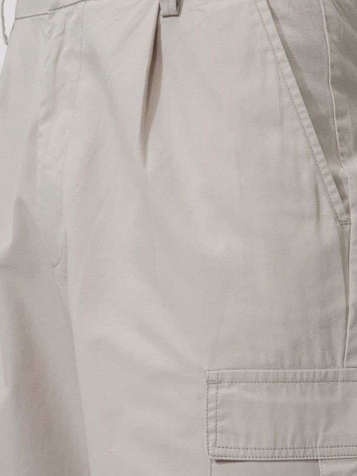 HIGHLANDER Men Cotton Regular Fit Cargo Shorts