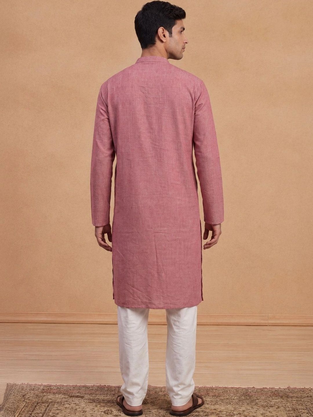 Rumah Chikankari Lelaki Sulam Kurta Chikankari