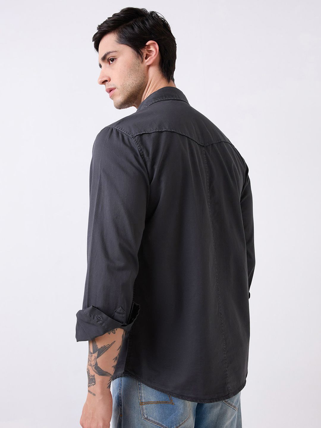 SPYKAR Men Slim Fit Opaque Casual Shirt