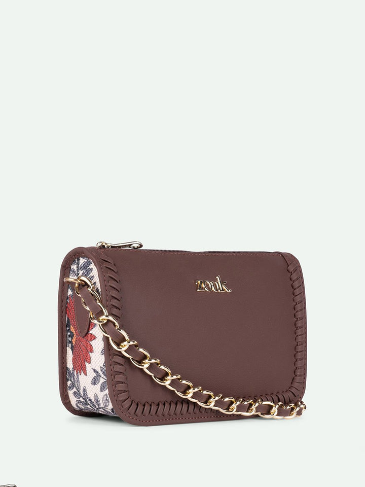 ZOUK Women Textured Sling Bag
