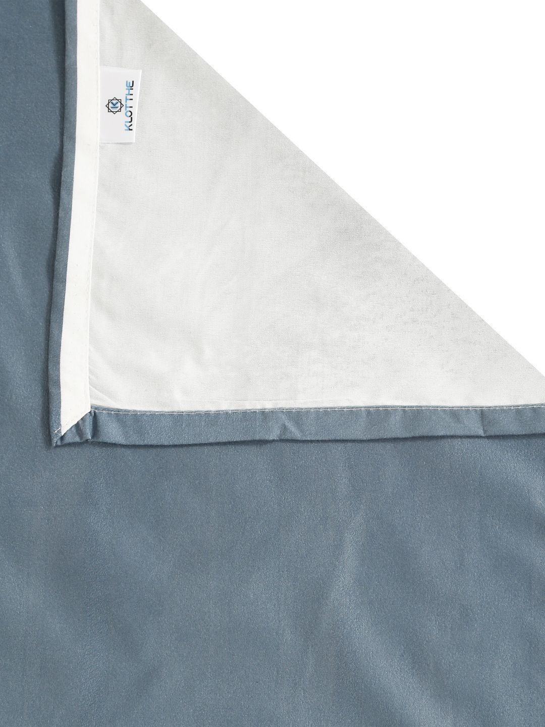 KLOTTHE Biru & Beige Kartun Bercetak Flat 300 TC Cadar Katil Super King Dengan 2 Sarung Bantal