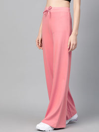 SASSAFRAS Women Wide Leg Cotton Track Pants
