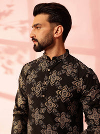 Anouk Men Ethnic Motifs Printed Regular Kurta with Pyjamas
