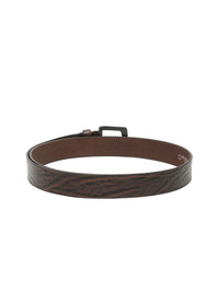 Teakwood Leathers Men Textured Leather Belt