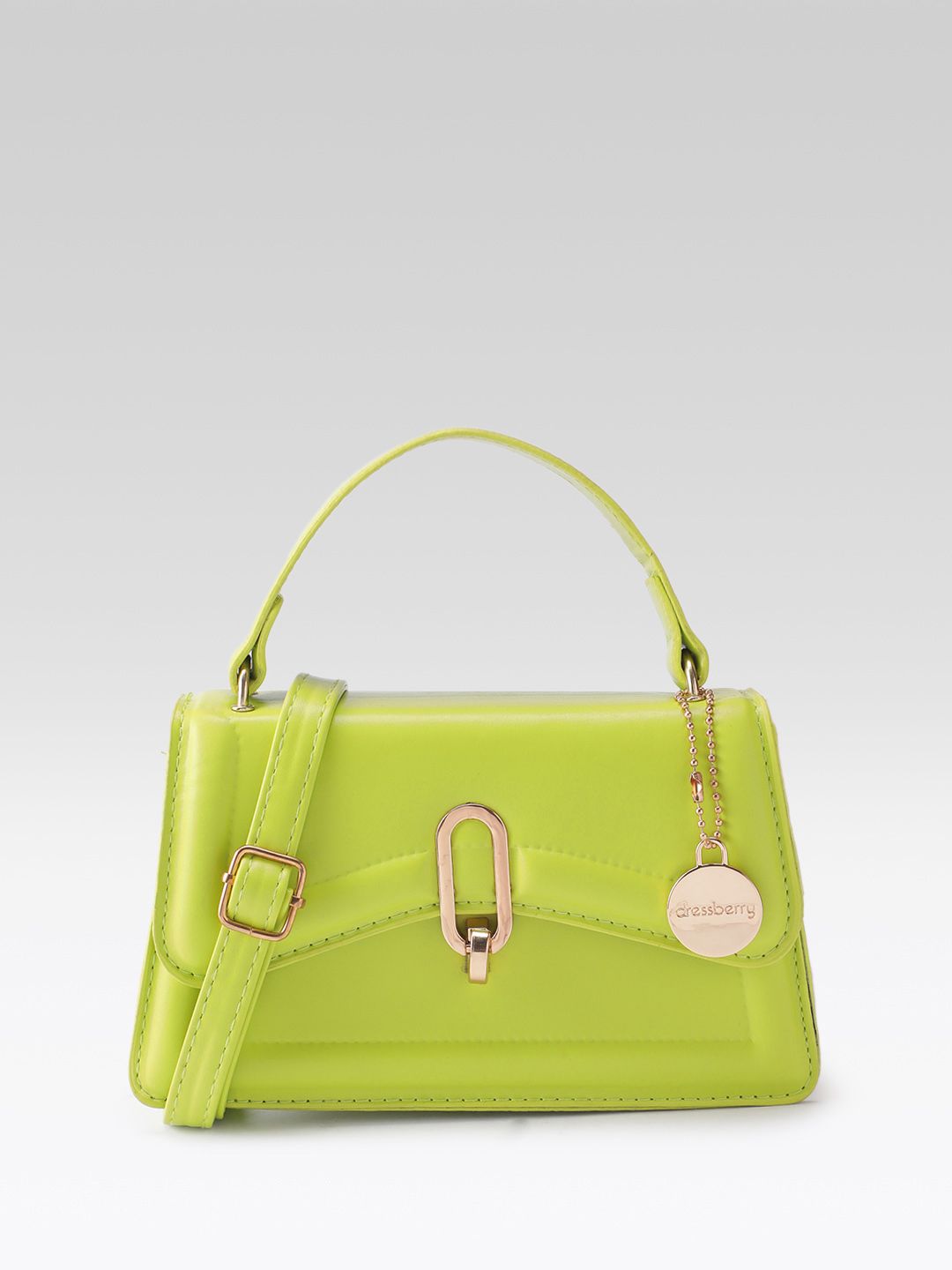 DressBerry Miniature Satchel Comes With a Detachable Sling Strap