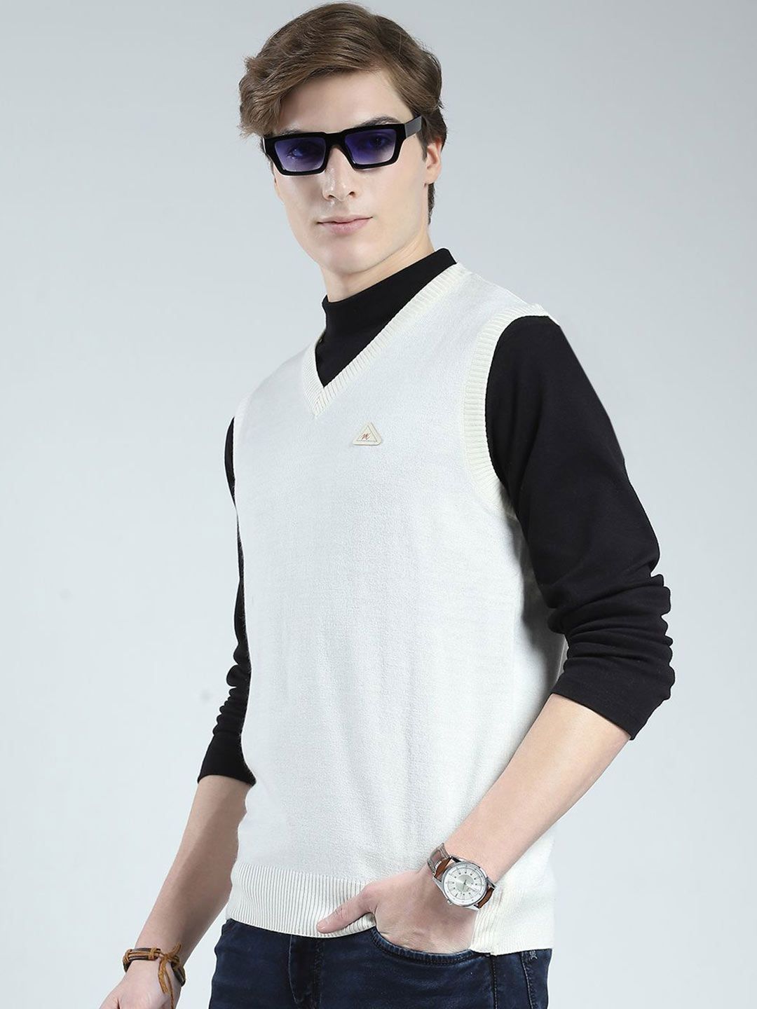 Monte Carlo Men Woollen Sweater Vest