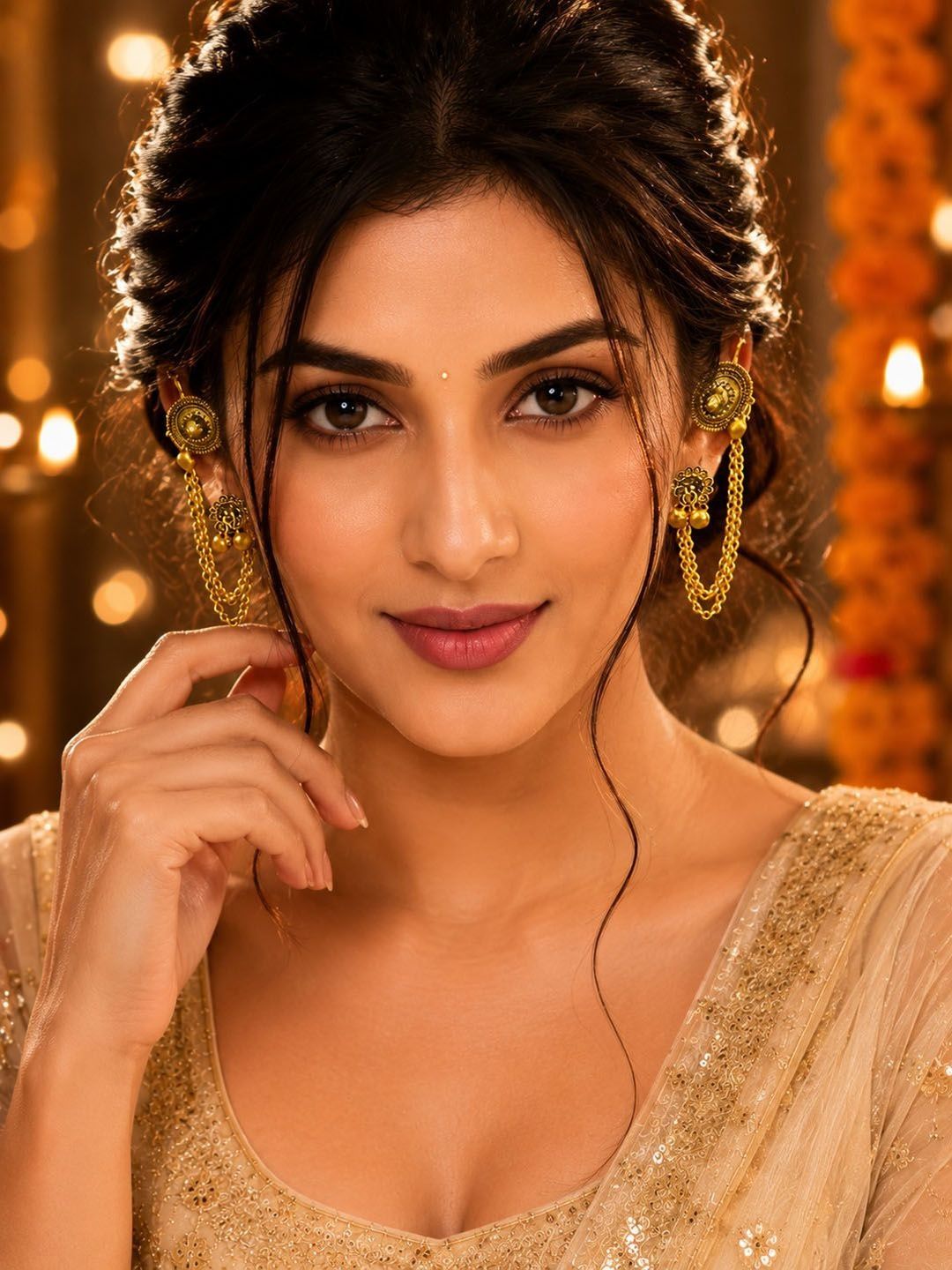 PANASH Circular Ear Cuff Earrings
