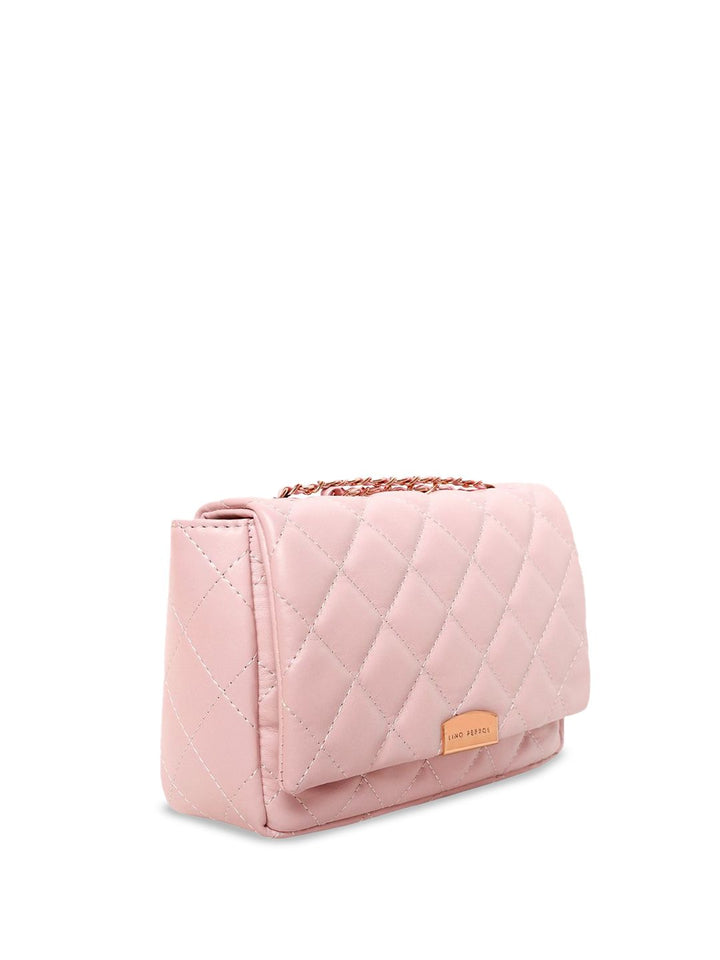 Lino Perros Structured Sling Bag with Bow Detail