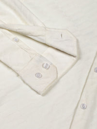 Thomas Scott Men Premium Spread Collar Textured Slim Fit Casual Shirt