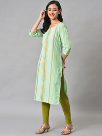 AURELIA Women Printed Thread Work Kurta