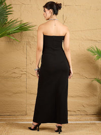 Berrylush Women Solid Bodycon Maxi Dress