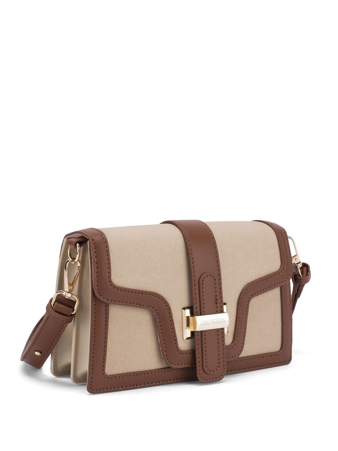 Lino Perros Voyage Colourblocked Structured Satchel With Detachable Sling Strap