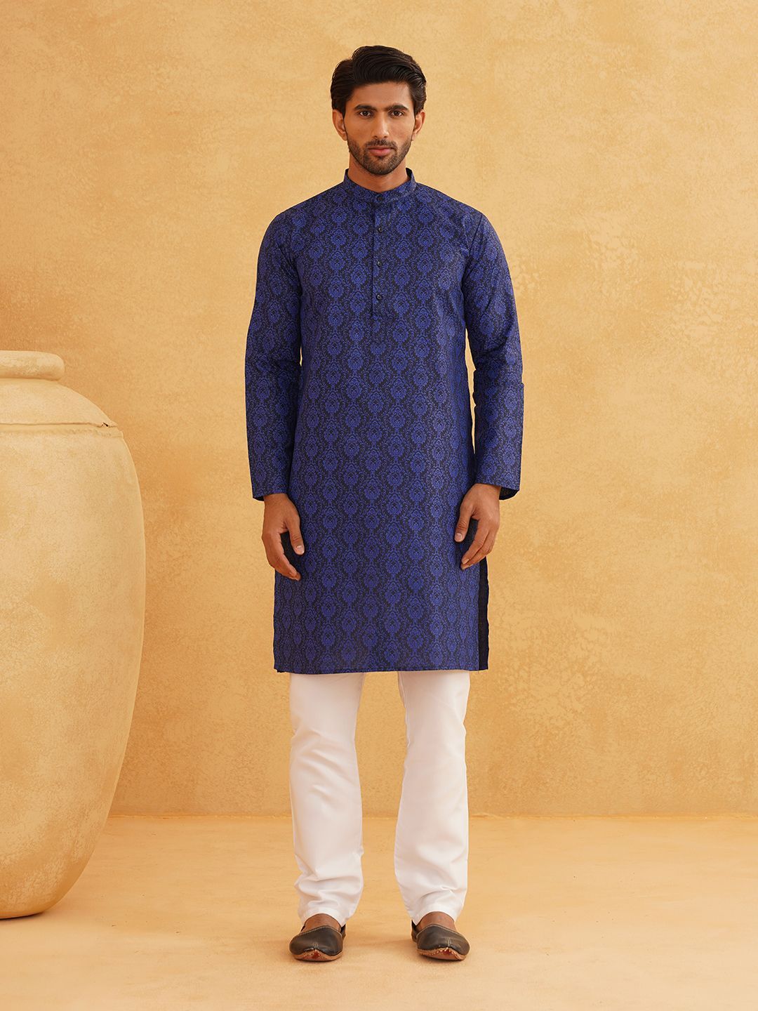 SOJANYA Floral Printed Regular Kurta With Churidar