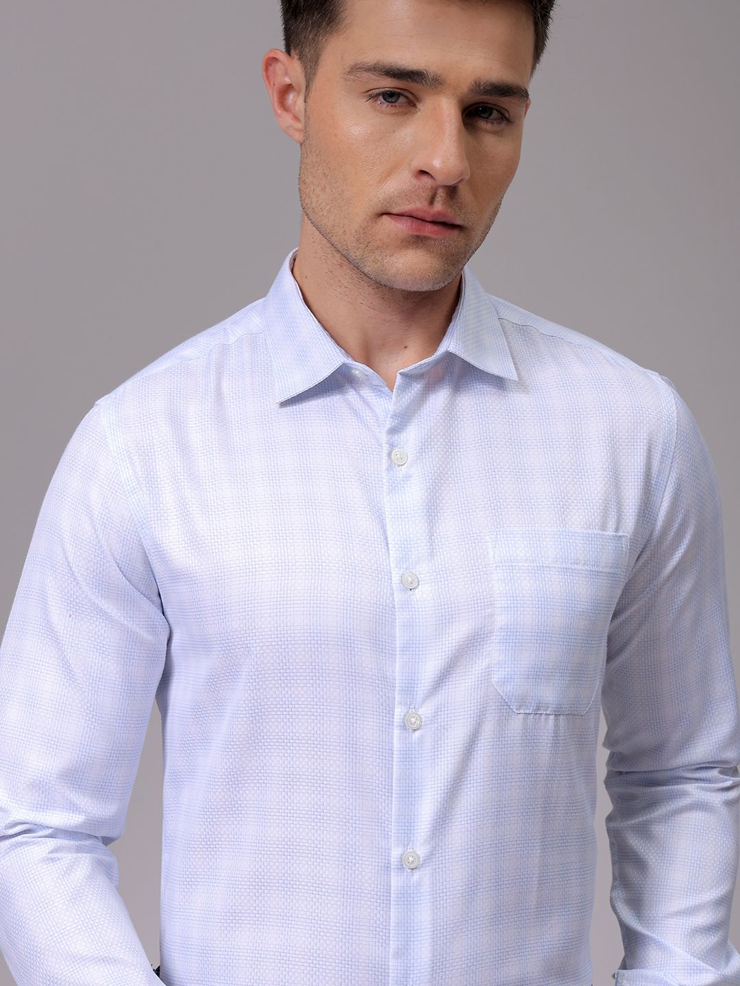The Indian Garage Co. X Luxe Men Slim Fit Multi Stripes Opaque Striped Formal Shirt