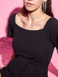 Berrylush Women Square Neck Jumpsuit