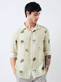 SPYKAR Men Spread Collar Conversational Printed Casual Shirt