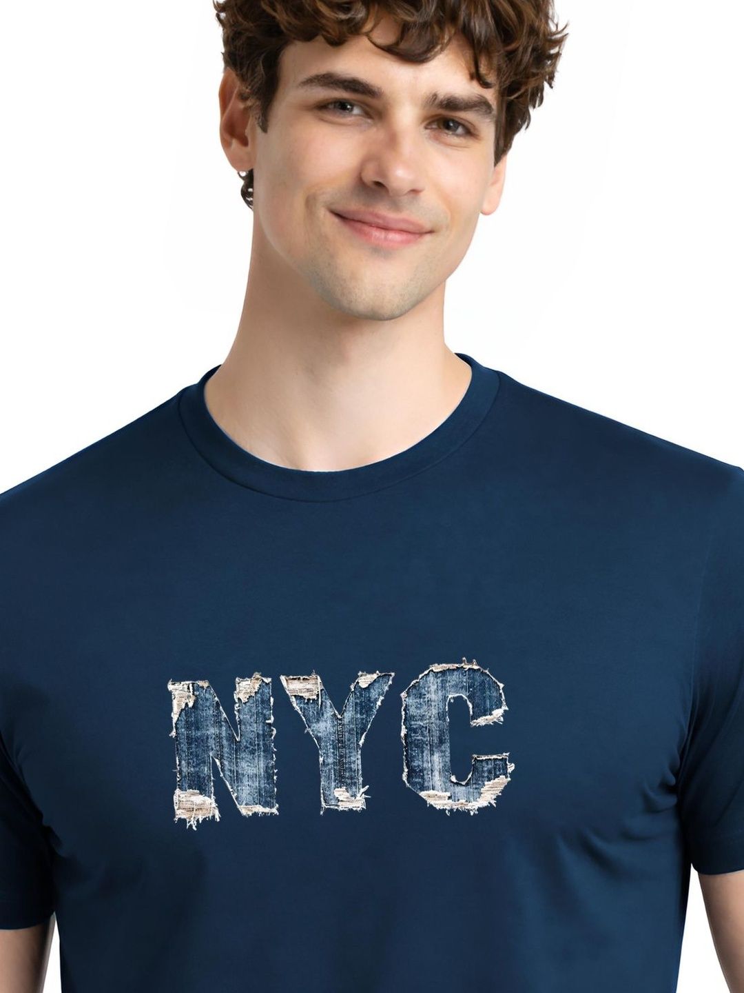 ADRO Men Typography Printed T-shirt