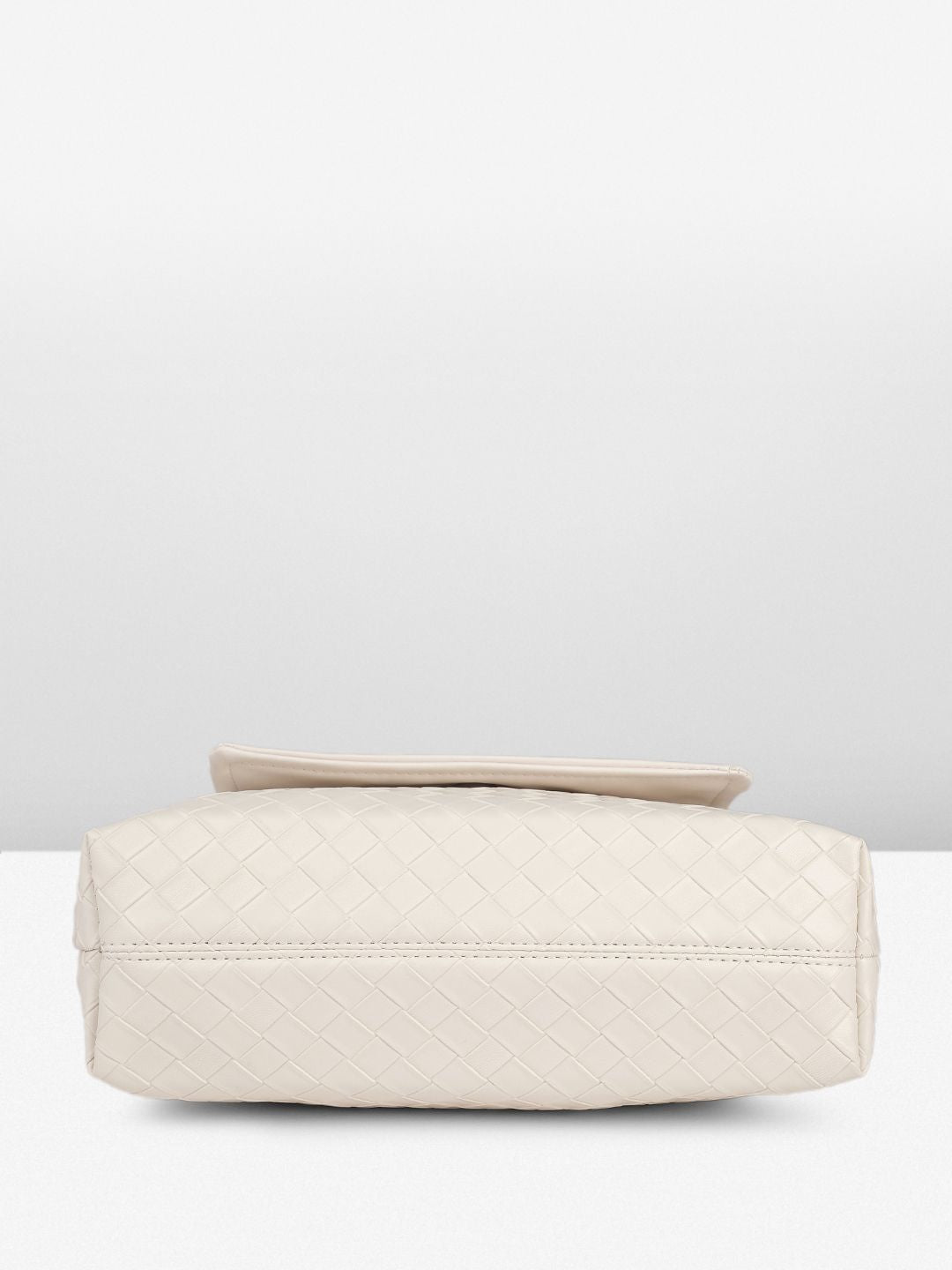 DressBerry Structured Shoulder Bag with Bow Detail