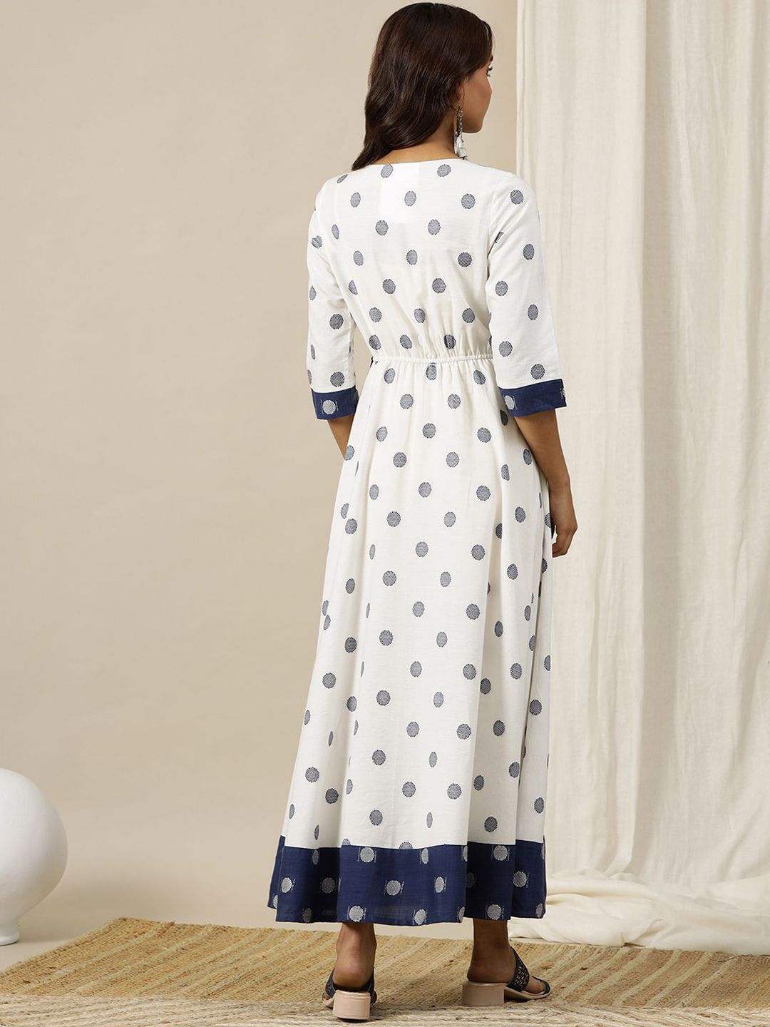 AURELIA Polka Dot Print Maxi Dress
