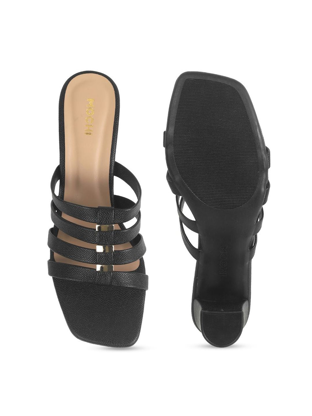 Mochi Colourblocked Block Pumps
