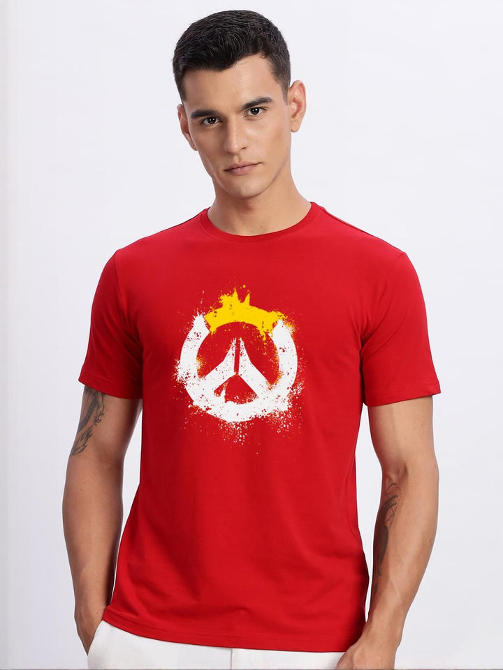 ADRO Men Red Tshirts