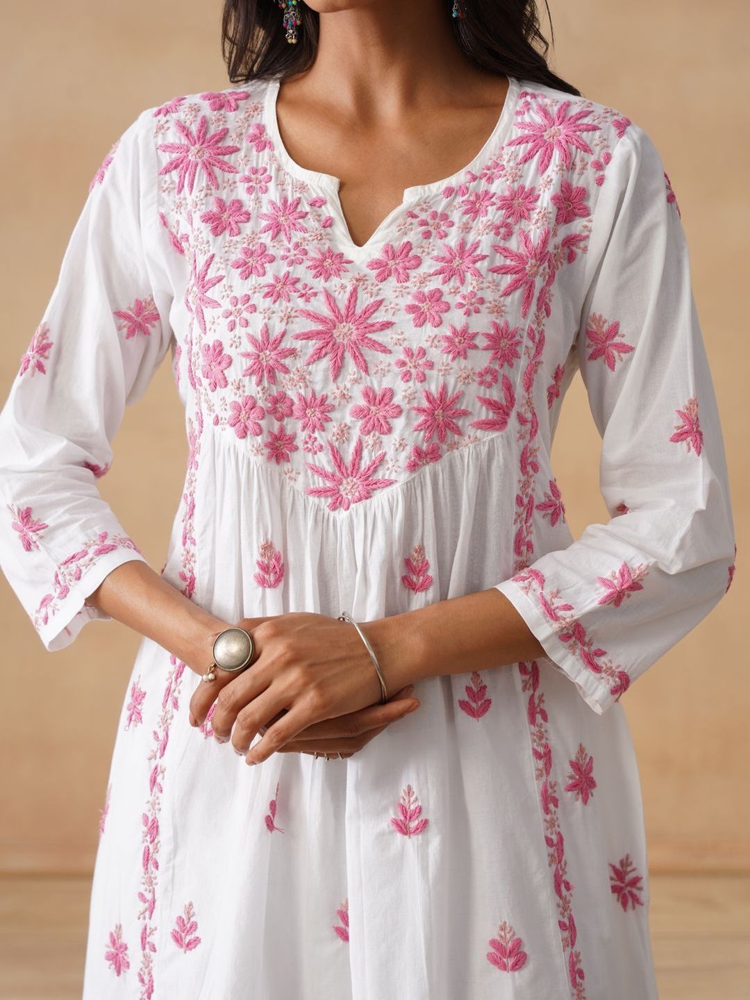 Rumah Wanita Chikankari Kurta Chikankari