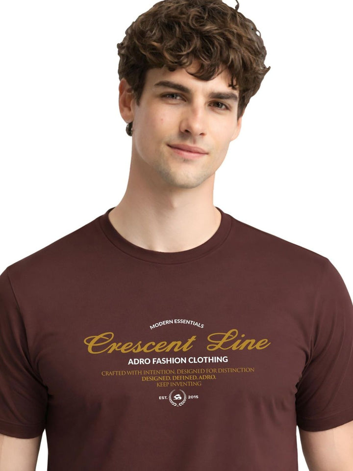 ADRO Men Typography Printed T-shirt