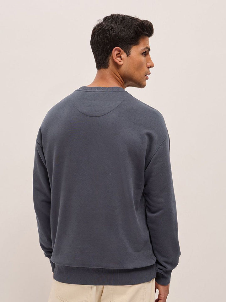 THE BEAR HOUSE Men Graphic Print Sweatshirt