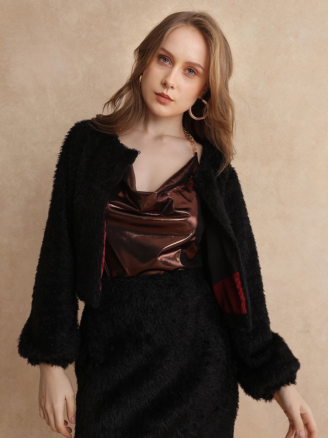 RAREISM Fit & Flare Mini Dress With Jacket