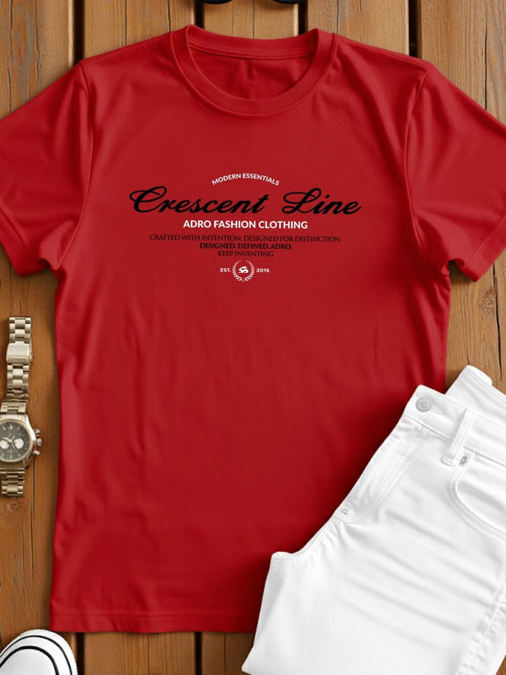 ADRO Typography Printed Round Neck Skin-Friendly Regular Fit T-shirt
