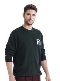 RARE RABBIT Men Round Neck Cotton Pullover