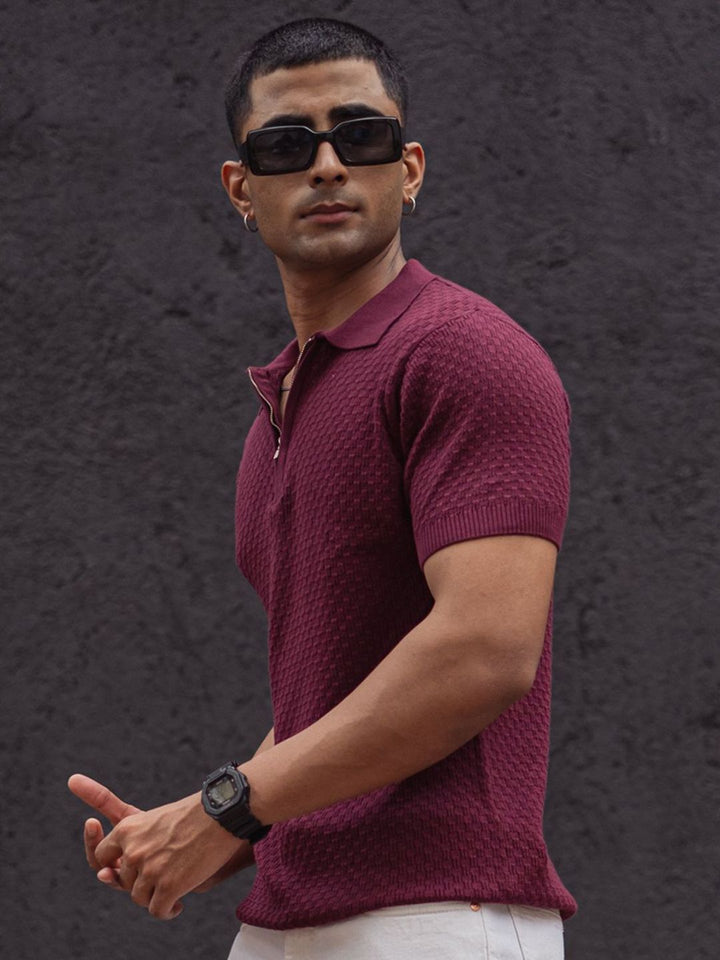 Powerlook Men Polo Collar T-shirt