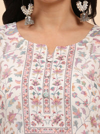 Mamicha Women Ethnic Motifs Printed Regular Pure Cotton Kurta with Palazzos & With Dupatta