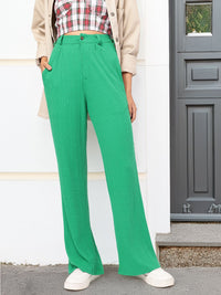 DressBerry Women Weekend Warrior Self Striped Trouser