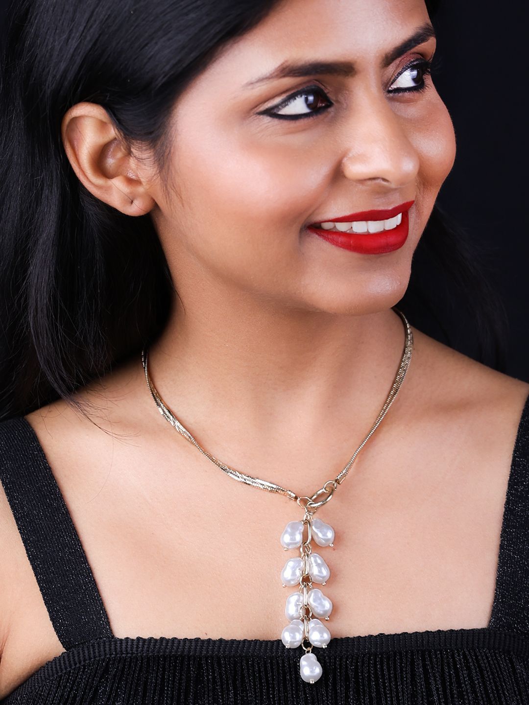 DressBerry Brass Gold-Plated Necklace