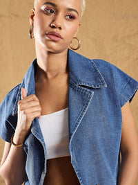 Sassafras wanita jaket denim
